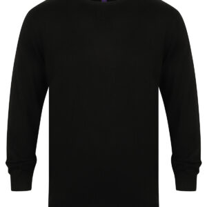 Crew neck jumper - Black, S