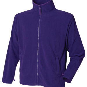 Microfleece jacket - Purple, S