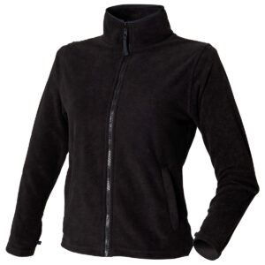 Women's microfleece jacket - Black, S