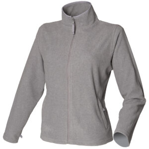 Women's microfleece jacket - Heather Grey, S