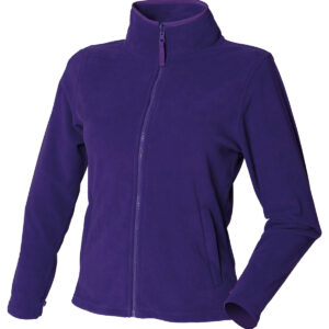 Women's microfleece jacket - Purple, S