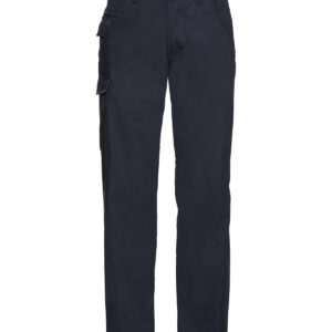 Polycotton twill workwear trousers - French Navy, 28/R