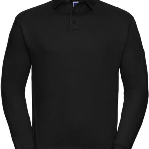 Heavy-duty collar sweatshirt - Black, XS