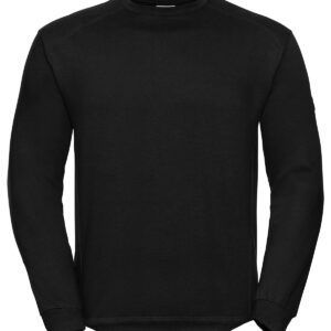 Heavy-duty crew neck sweatshirt - Black, XS