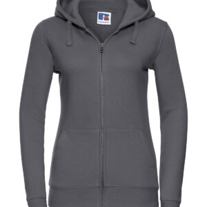 Women's authentic zipped hooded sweatshirt - Convoy Grey, XS