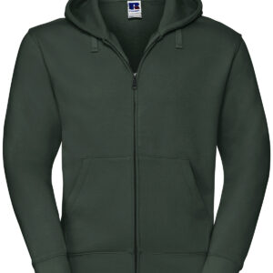 Authentic zipped hooded sweat - Bottle* Green, XS