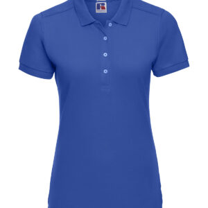 Women's stretch polo - Azure Blue, XS