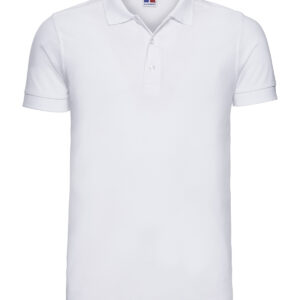 Stretch polo - White, S