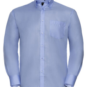 Long sleeve ultimate non-iron shirt - Bright Sky, 14.5