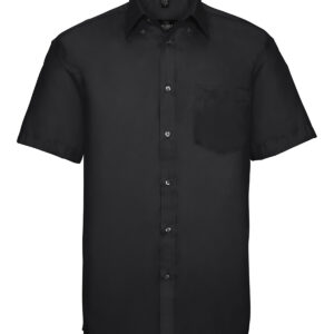 Short sleeve ultimate non-iron shirt - Black, 14.5