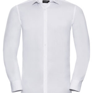 Long sleeve ultimate stretch shirt - White, S