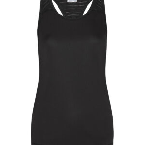 Women's cool smooth workout vest - Jet Black* Black, XXS