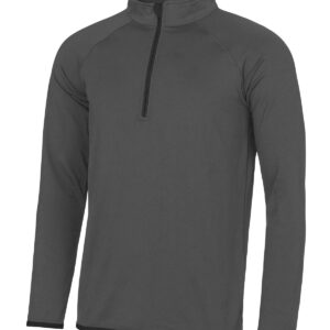 Cool ½ zip sweatshirt - Charcoal/Jet Black, S