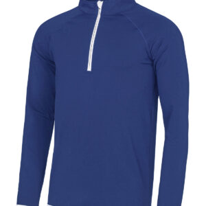 Cool ½ zip sweatshirt - Royal Blue/Arctic White, S