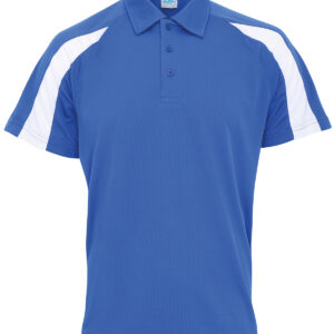 Contrast cool polo - Royal Blue/Arctic White, S