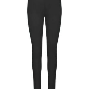 Women's cool workout leggings - Jet Black, XS