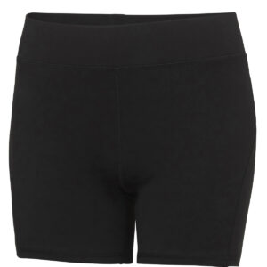Women's cool training shorts - Jet Black, XS
