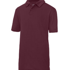 Kids cool polo - Burgundy, 3/4 Yrs