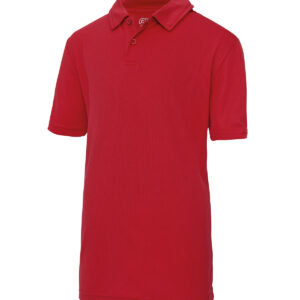 Kids cool polo - Fire Red, 3/4 Yrs