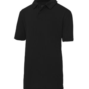 Kids cool polo - Jet Black, 3/4 Yrs