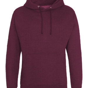 College hoodie - Burgundy Smoke, XS