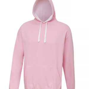 Varsity hoodie - Baby Pink/Arctic White, XS
