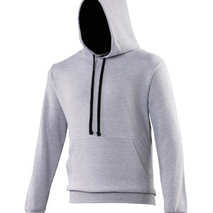 Varsity hoodie - Heather Grey/French Navy†?, XS