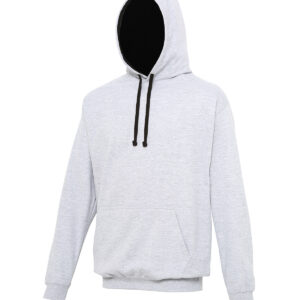 Varsity hoodie - Heather Grey/Jet Black, S