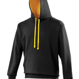 Varsity hoodie - Jet Black/Gold†, XS