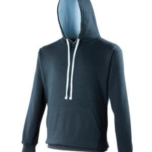 Varsity hoodie - New French Navy/Sky Blue, XS