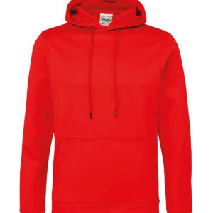 Sports polyester hoodie - Fire Red, S