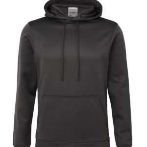 Sports polyester hoodie - Steel* Grey, S