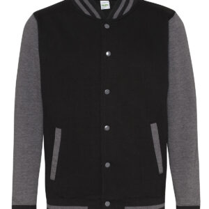Varsity jacket - Jet Black/Charcoal, XS