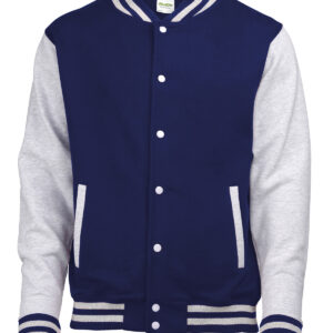 Varsity jacket - Oxford Navy/Heather Grey, XS