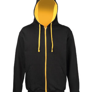 Varsity zoodie - Jet Black/Gold, S