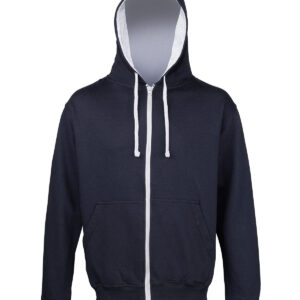 Varsity zoodie - New French Navy/Heather Grey, S