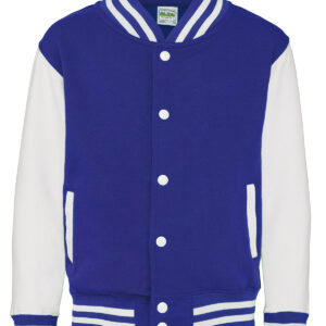 Kids varsity jacket - Royal Blue/White, 3/4 Yrs