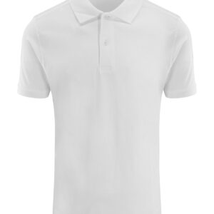 Stretch polo - White, S