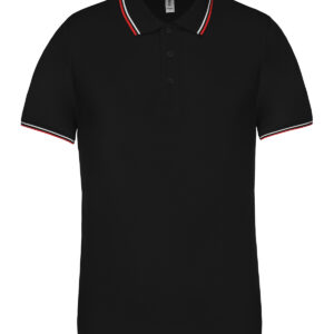 Short sleeve polo shirt - Black, S