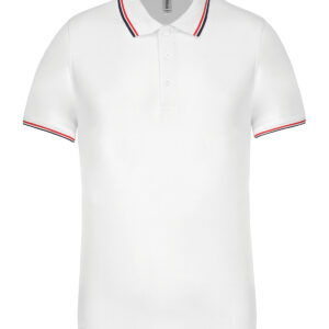 Short sleeve polo shirt - White, S