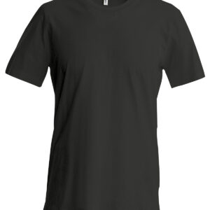 Short-sleeved crew neck T-shirt - Black, S
