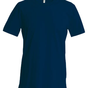 Short-sleeved crew neck T-shirt - Navy, S