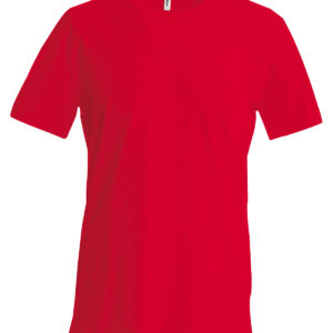 Short-sleeved crew neck T-shirt - Red, S