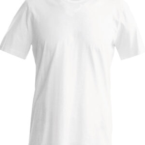 Short-sleeved crew neck T-shirt - White, S