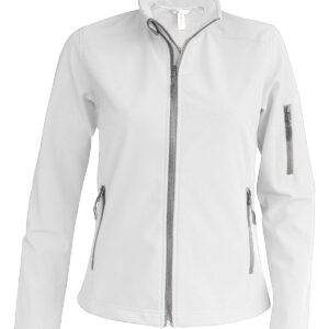 Ladies' softshell jacket - White, S