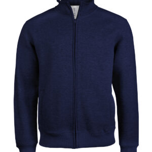 Men's full zip sweat jacket - Navy, S
