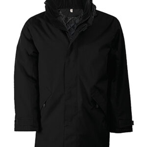 Quilted parka - Black/Black†, XS