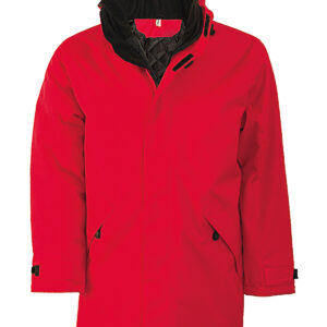 Quilted parka - Red/Black, XS