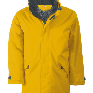 Quilted parka - Yellow/Dark Grey, XS