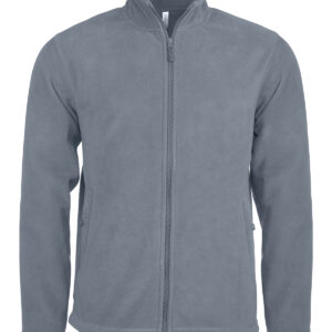 Zip-through microfleece jacket - Convoy Grey, S